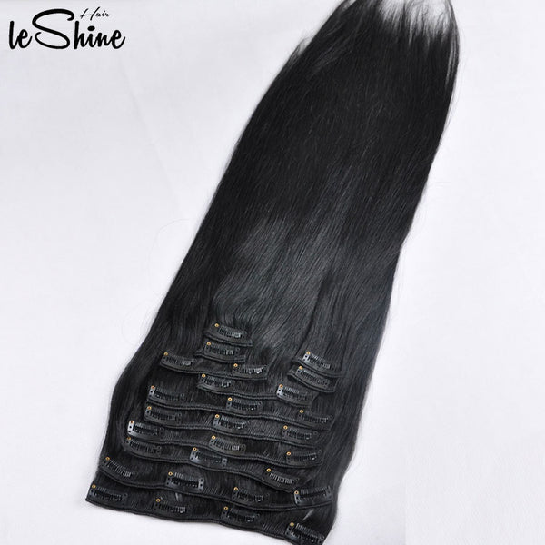 【C9】Customization 120g Full Head Color Clip in Hair Extensions For Black Women