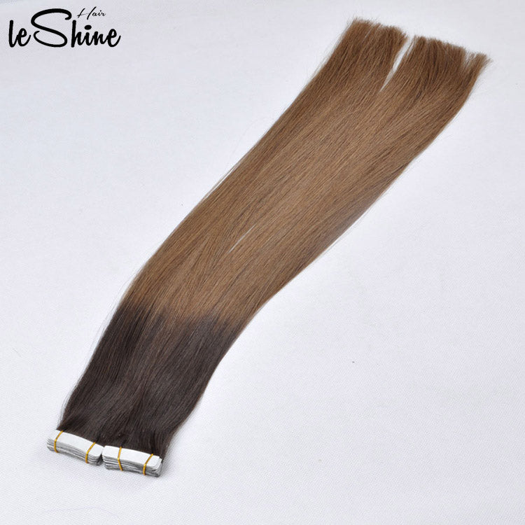 【T4】9A Grade Pu Weft Virgin Brazilian Hair Skin Weft Tape Hair,100% Remy Virgin Brazilian Tape Weft Hair Extensions