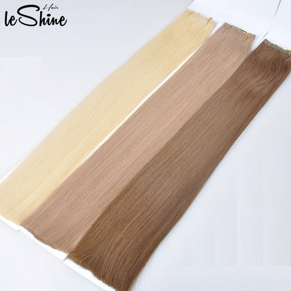 【T5】9A Grade Pu Weft Virgin Brazilian Hair Skin Weft Tape Hair,100% Remy Virgin Brazilian Tape Weft Hair Extensions