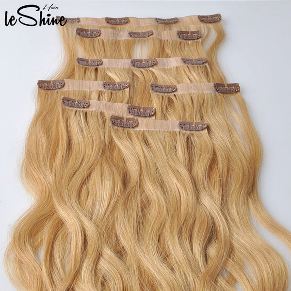 【C1】Customization 120g Full Head Color Clip in Hair Extensions For Black Women